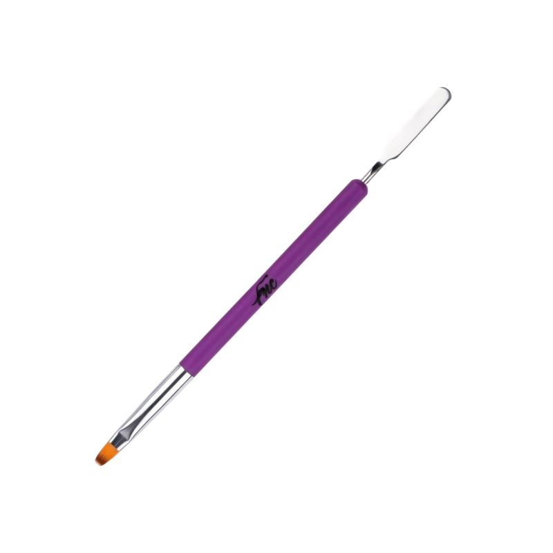 Pincel para polygel con espátula