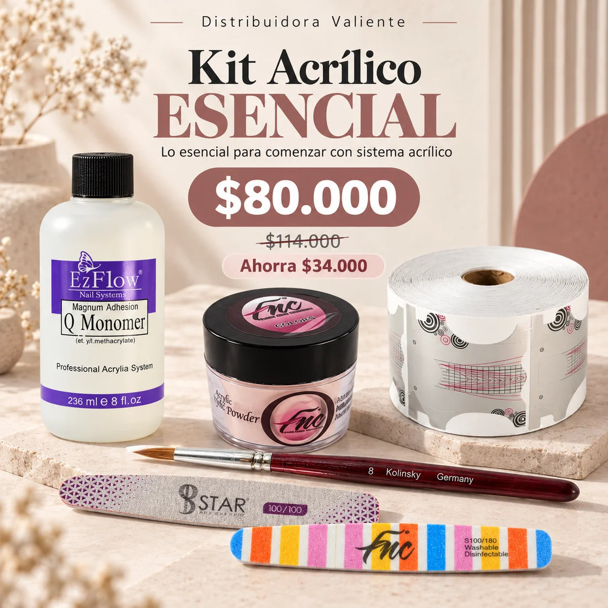 Kit Acrílico ESENCIAL