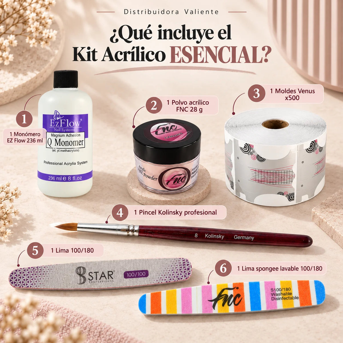 Kit Acrílico ESENCIAL
