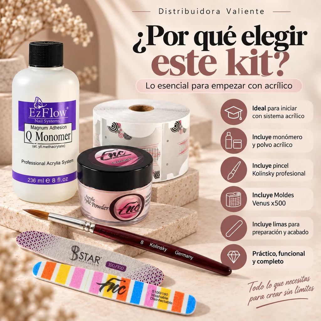 Kit Acrílico ESENCIAL