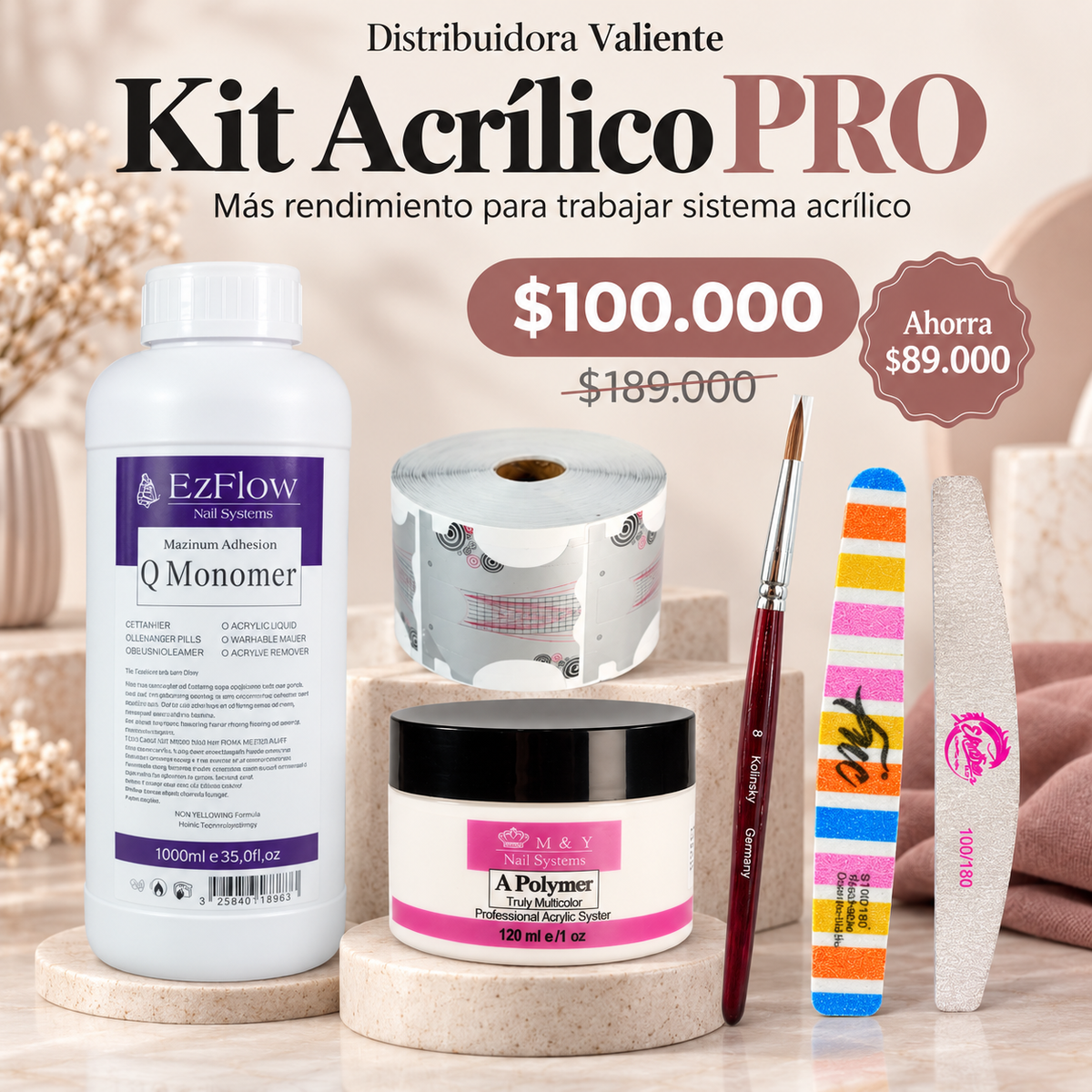 Kit Acrílico PRO