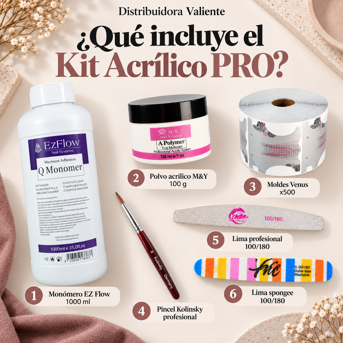 Kit Acrílico PRO