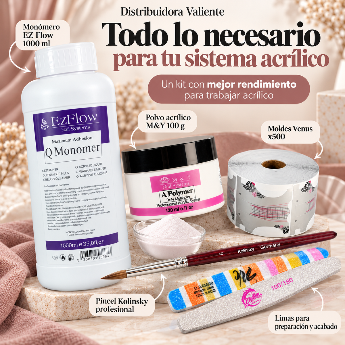 Kit Acrílico PRO