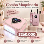 Combo Lámpara Inalámbrica 268W + Pulidor Inalámbrico 35.000 RPM