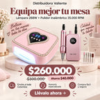 Combo Lámpara Inalámbrica 268W + Pulidor Inalámbrico 35.000 RPM