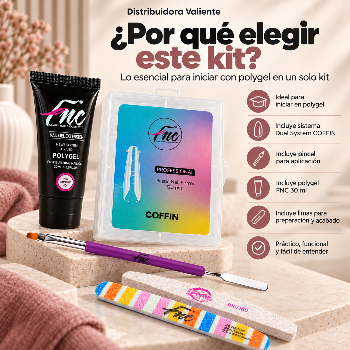 Kit Polygel ESENCIAL