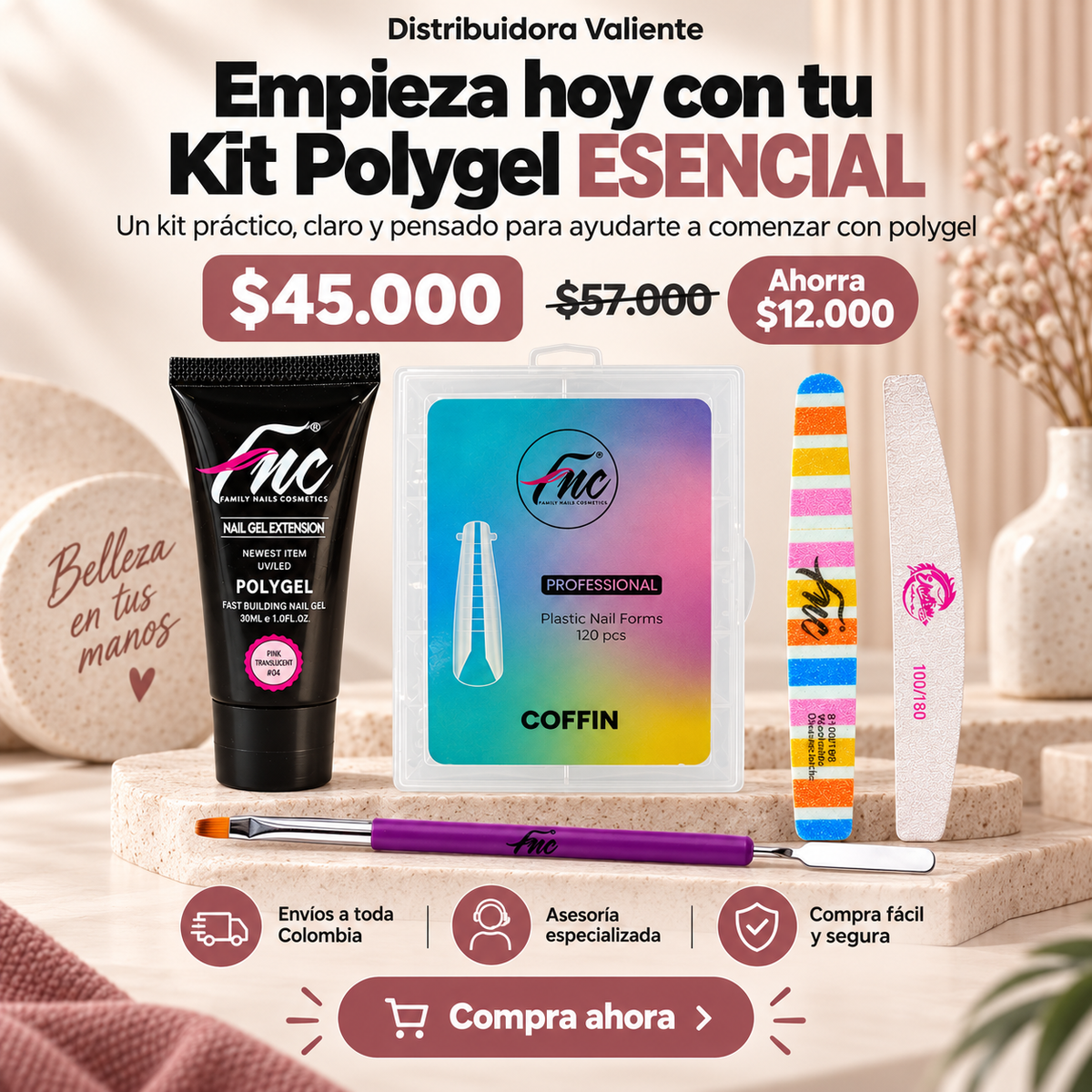 Kit Polygel ESENCIAL